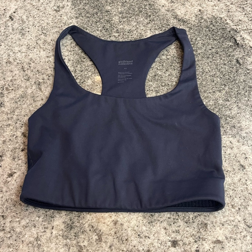 Girlfriend Collective Deep Blue Sports Bra